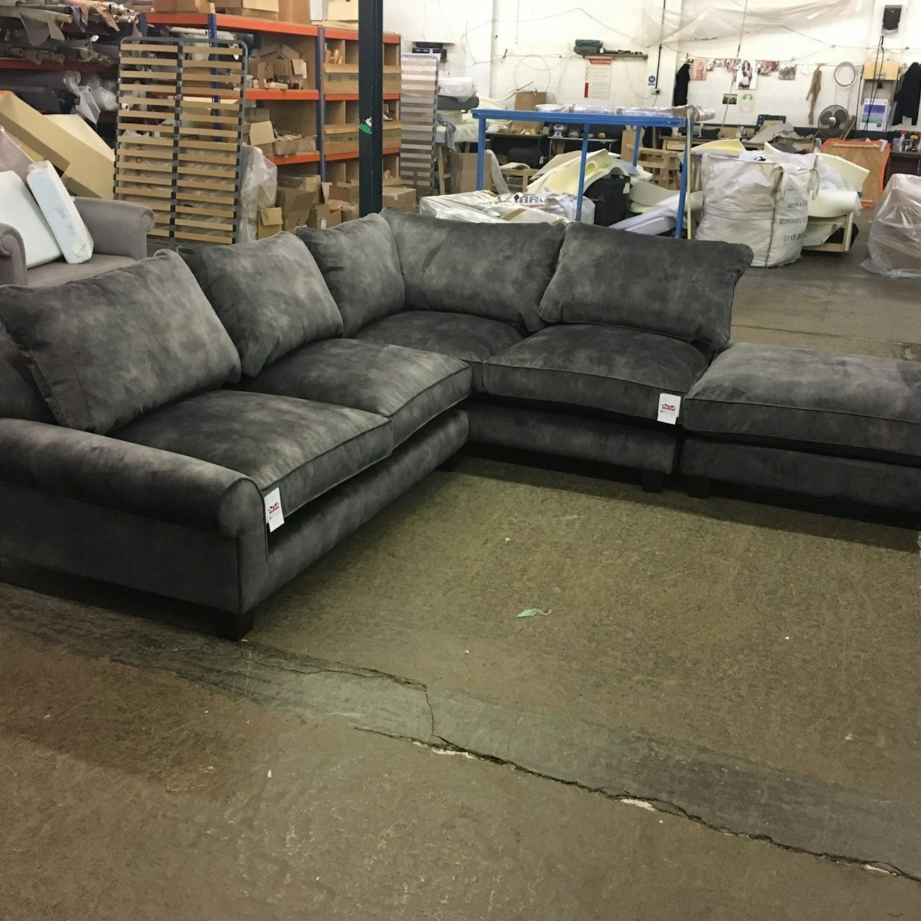 Bespoke slouch corner unit